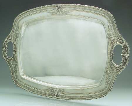 D'Orleans (Sterling, 1923, Hollowware) Large Waiter Tray