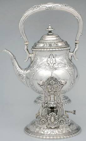 King Richard (Sterling, 1932, Hollowware) Kettle, Stand & Burner