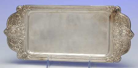 King Richard (Silverplate, Hollowware) Silverplate Celery Dish