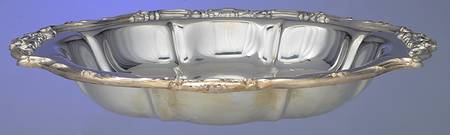 King Richard (Silverplate, Hollowware) Large Round Vegetable Bowl