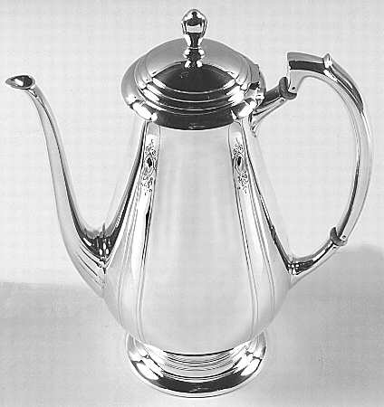 Lady Diana (Sterling, 1929, Hollowware) Sterling Demitasse Pot