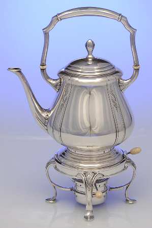 Lady Diana (Sterling, 1929, Hollowware) Kettle, Stand & Burner