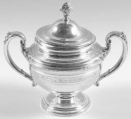 Virginia Carvel (Sterling, 1919, Hollowware) Sugar Bowl No Lid