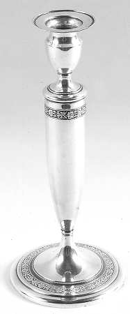 Virginia Carvel (Sterling, 1919, Hollowware) 10" Weighted Candlestick
