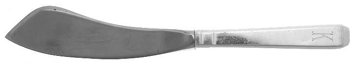 Craftsman (Sterling, 1932, Monograms) Hollow Handle Master Butter Knife