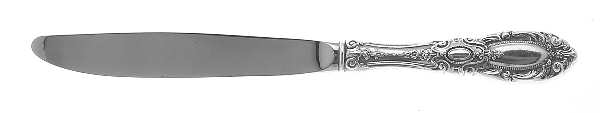 King Richard (Sterling, 1932, Monograms) Modern Hollow Knife