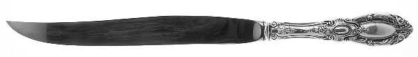 King Richard (Sterling, 1932, No Monos) Large Stainless Blade Roast Carving Knife