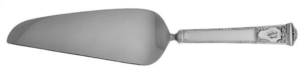 San Lorenzo (Sterling, 1916, Monograms) Pie & Cake Server with Stainless Blade