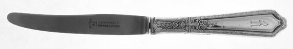 D'Orleans (Sterling, 1923, Monograms) Youth/Tea Knife with Stainless Blade