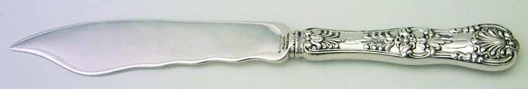 English King (Sterling, 1885, No Monograms) Small Individual Solid Fish Knife