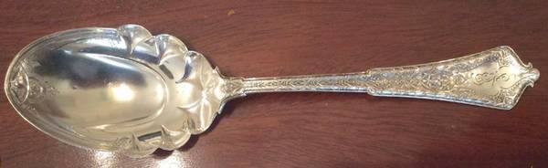 Persian (Sterling, 1872) Bright Cut Berry/Casserole Spoon