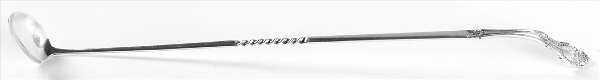 Richelieu (Sterling, 1892, Monograms) Small Solid Claret Spoon with Twisted Handle