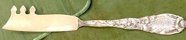 Chrysanthemum (Sterling, 1880) Solid Serving Cheese Knife