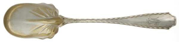 Marquise (Sterling, 1902, No Monograms) Solid Salad Serving Spoon