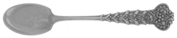 Holly and Mistletoe (Sterling) Monogram Demitasse Spoon
