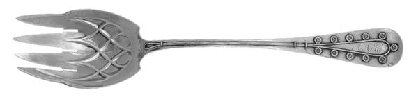Daisy (Sterling) Solid Salad Serving Fork