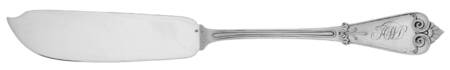 Tiffany (Sterling, 1869, Monograms) Flat Handle Master Butter Knife