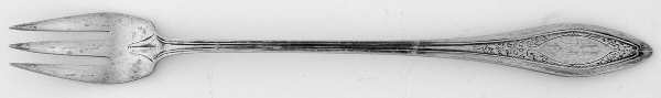 Mary Chilton-Engraved No 4 (Sterling) Oyster Fork