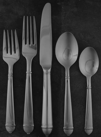 Copenhagen (Stainless, Glossy) 5 Piece Place Setting