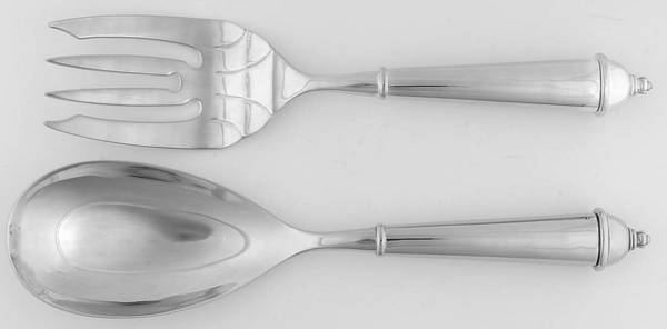 Copenhagen (Silverplate, 2000, Glossy) Solid Hollow Handle Serving Set