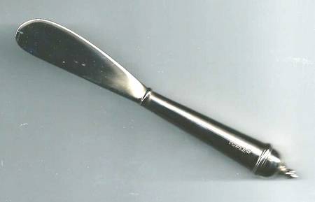 Copenhagen (Silverplate, 2000, Glossy) Pate Spreader with Stainless Blade