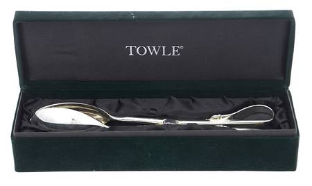 Copenhagen (Silverplate, 2000, Glossy) Silverplate Salad Tongs, Solid Piece