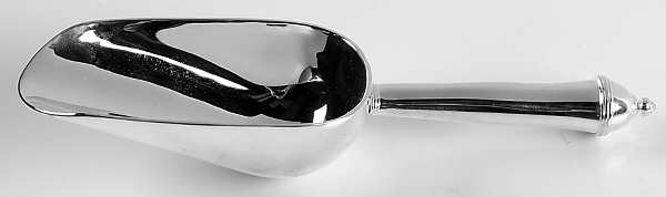 Copenhagen (Silverplate, 2000, Glossy) Ice Scoop with Silverplate Bowl