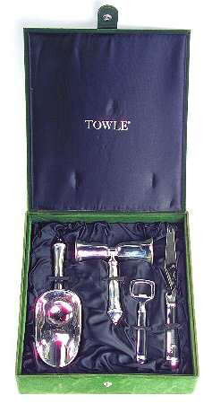 Copenhagen (Silverplate, 2000, Glossy) (4 Piece) Bar Set (ICSCV,JIGDS,BOV & BARK) w/Case