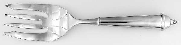 Copenhagen (Silverplate, 2000, Glossy) Solid Hollow Handle Serving Fork