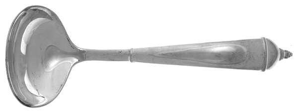 Copenhagen (Silverplate, 2000, Glossy) Solid Gravy Ladle