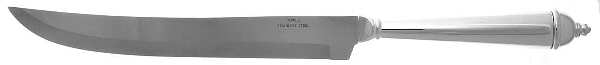 Copenhagen (Silverplate, 2000, Glossy) Large Stainless Blade Roast Carving Knife