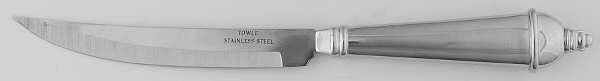 Copenhagen (Silverplate, 2000, Glossy) Individual Steak Knife w/Bevel Blade
