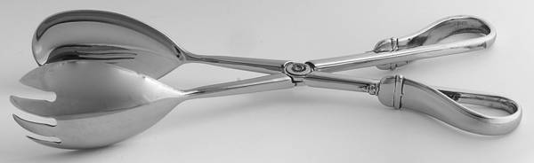 Copenhagen (Silverplate, 2000, Glossy) 1-Piece Salad Tongs