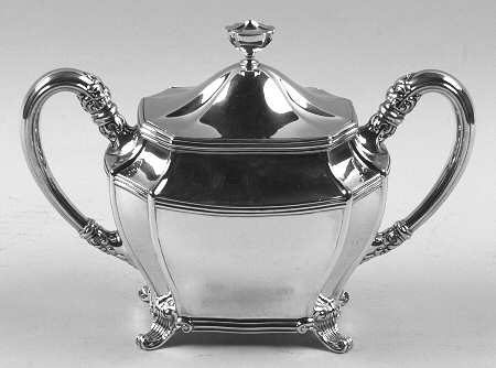7653 (Sterling, Hollowware) Sugar Bowl & Lid