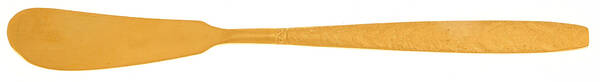 Firense-Gold (Gold Electroplate) Flat Handle Butter Spreader