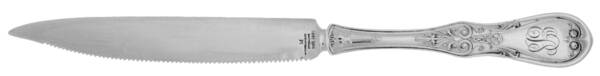 Saratoga (Sterling, 1870, Monograms) Individual Orange Knife, Solid Piece