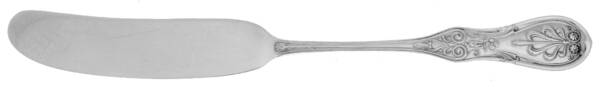 Saratoga (Sterling, 1870, Monograms) Flat Handle Butter Spreader