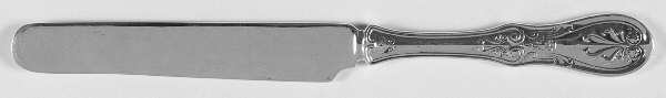 Saratoga (Sterling, 1870, Monograms) Solid Dessert/Tea Knife