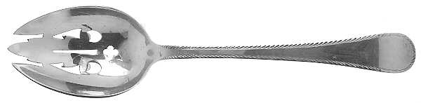Feather Edge (Sterling, 1938, Pierced Tablespoon (Serving Spoon)
