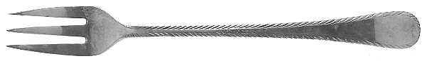 Feather Edge (Sterling, 1938, Cocktail/Seafood Fork
