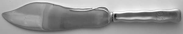 Large Hollow Handle Ice Cream Slicer Sterling Bld