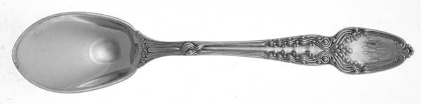 Broom Corn (Sterling, 1890, Monograms, M-T-C Stamp) Ice Cream Spoon Individual