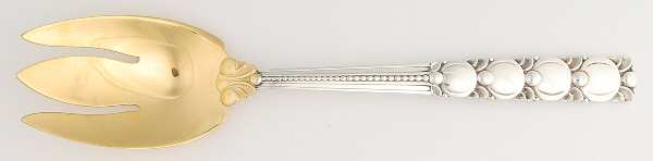 Tomato (Sterling) Solid Salad Serving Fork