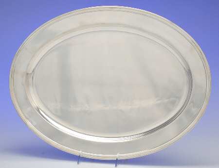 20181 (Sterling, Hollowware) 20" Oval Serving Platter