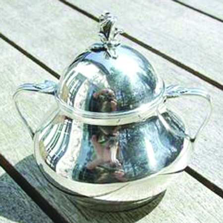 23700 (Sterling, Hollowware) Sugar Bowl & Lid