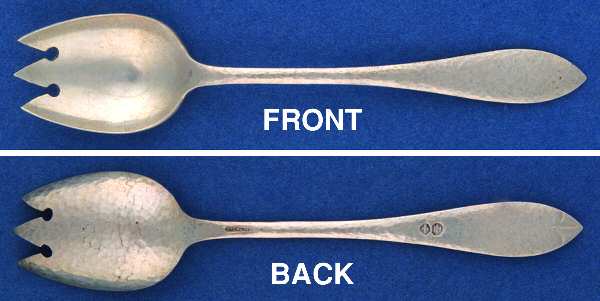 Lafayette-Hammered (Sterling) Ice Cream Fork