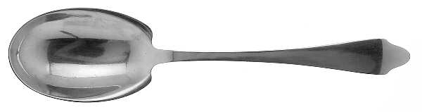 Clinton (Sterling, "L"-No Stamp) Large Jelly Spoon
