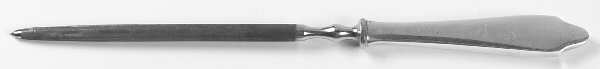 Clinton (Sterling, "L"-No Stamp) Large Roast Steel Rod Knife Sharpener