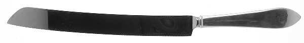 Faneuil (Sterling, "L" or No Stamps) Wedding Cake Knife with Stainless Blade
