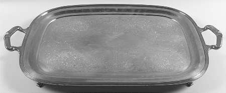 Onslow (Silverplate, Hollowware) Large Footed Waiter Tray